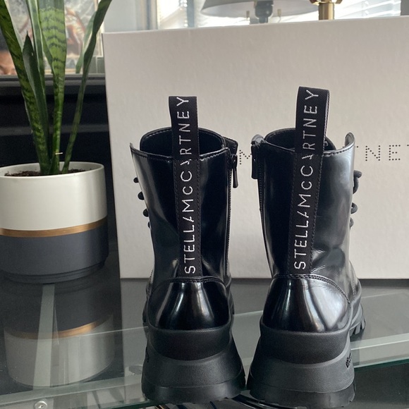Stella McCartney Trace Combat Boot - Picture 4 of 8